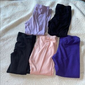 Kids' Assorted Color Leggings Set